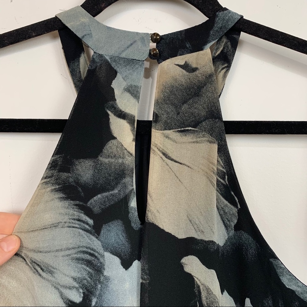 ASTR the Label High Neck Shift Dress Black Multi - Picture 4 of 7